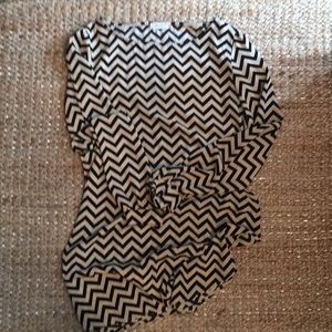 Everly chevron pattern dress.